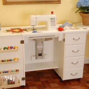 Norma Jean Cabinet White Norma Jean w/o Quilt Leaf