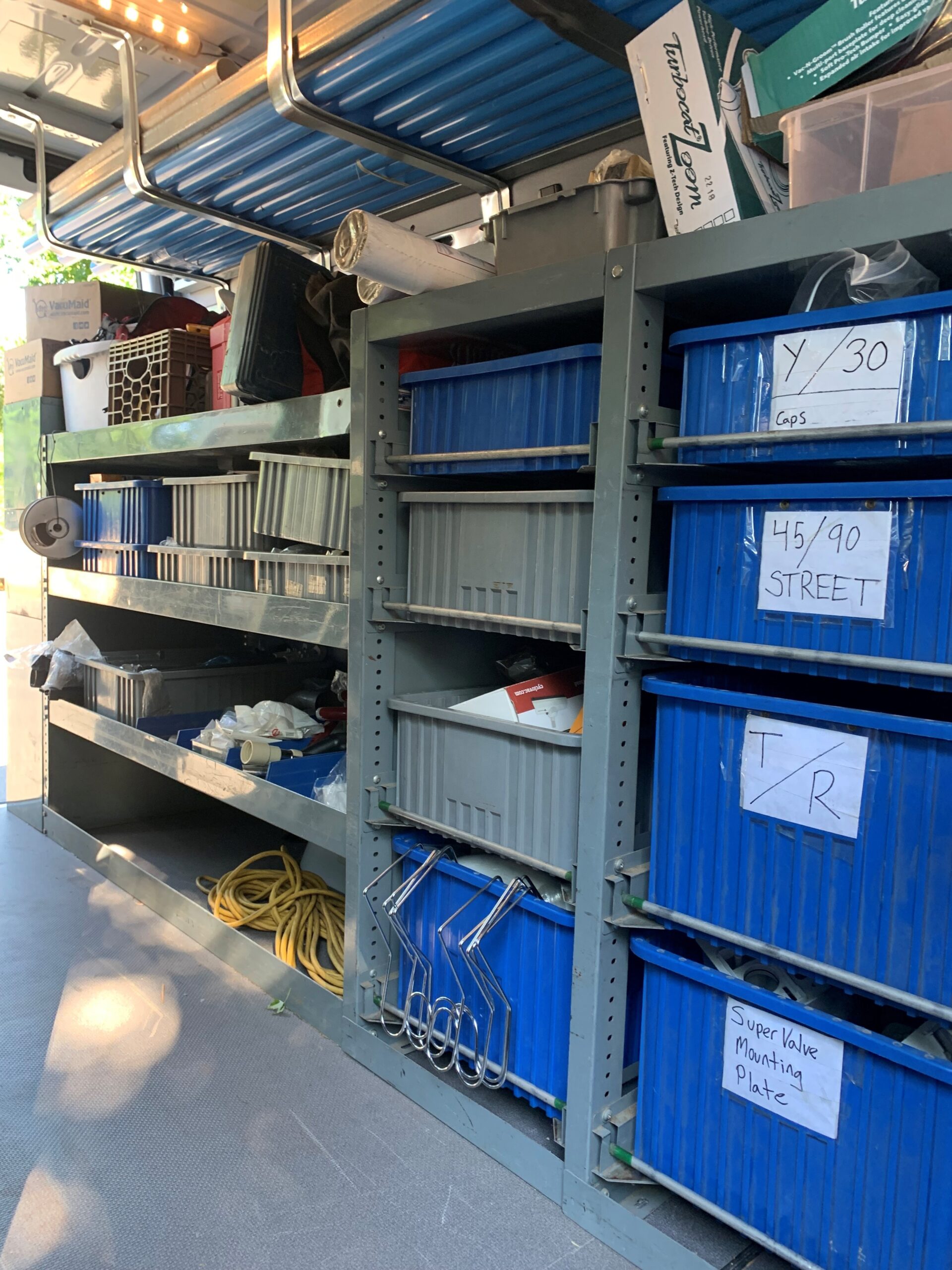 inside truck inside truck