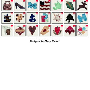 VIKING DISK #027 MARY MULARI APPLIQUE