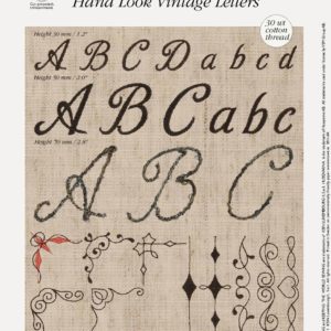 VIKING DISK #236 HAND LOOK VINTAGE LETTERS