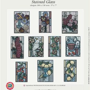 VIKING DISK #169 STAINED GLASS