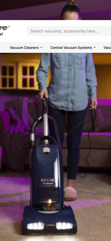 Screenshot 2025 10 29 at 10 29 34 Riccar R30D.6 Tandem Air Deluxe Upright Vacuum eVacuumStore.com